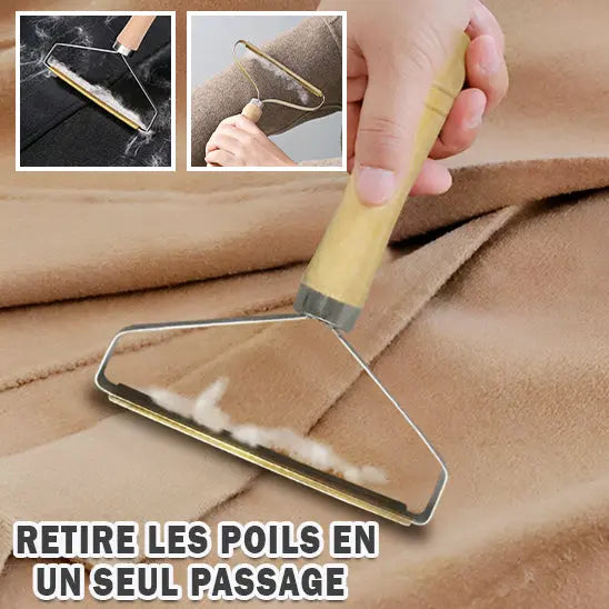 Brosse anti poil professionnelle