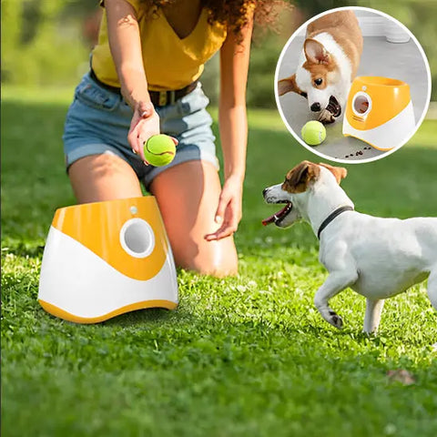 Lanceur de balle pour chien | FetchMaster™ Nala et Milo