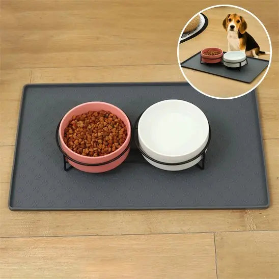Tapis Gamelle Antiderapant pour Chien