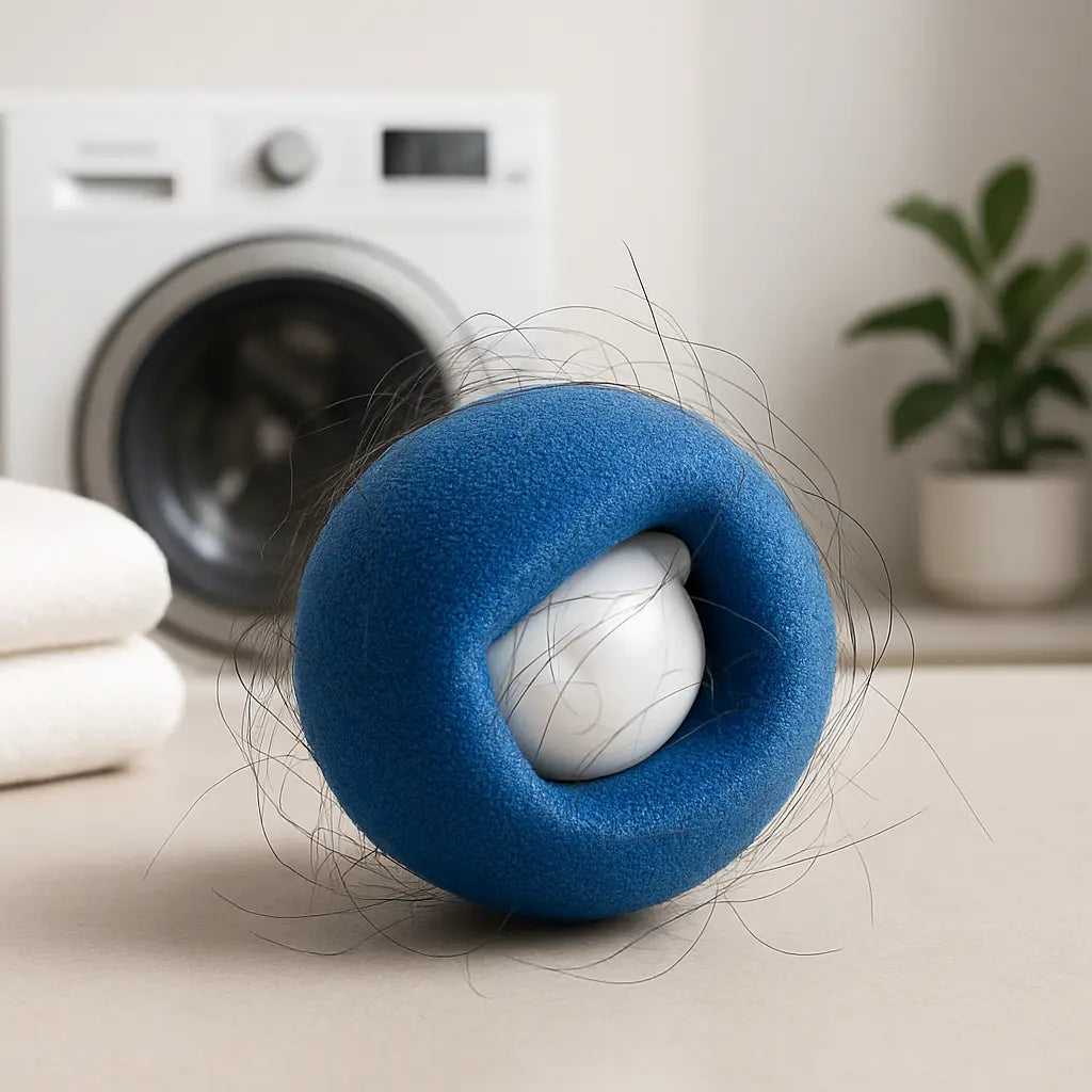 boule anti poils avec poils accroches