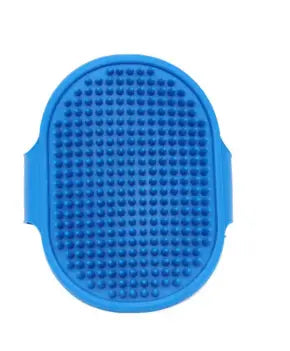 photo professionnelle brosse pour chien bleue