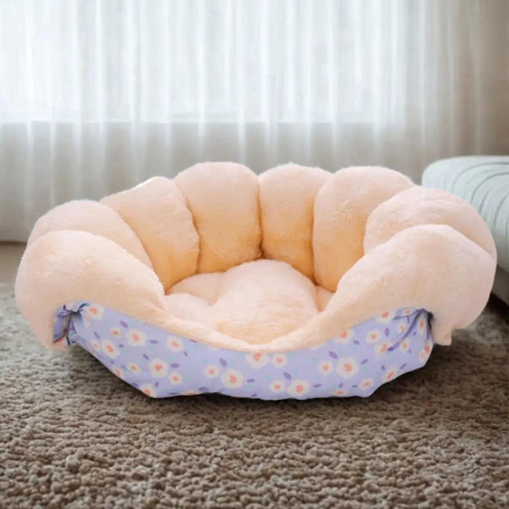 photo professionnelle canape pour chien bleu