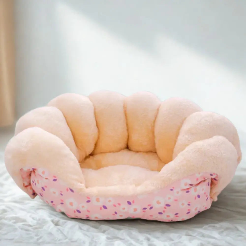 photo professionnelle canape pour chien rose