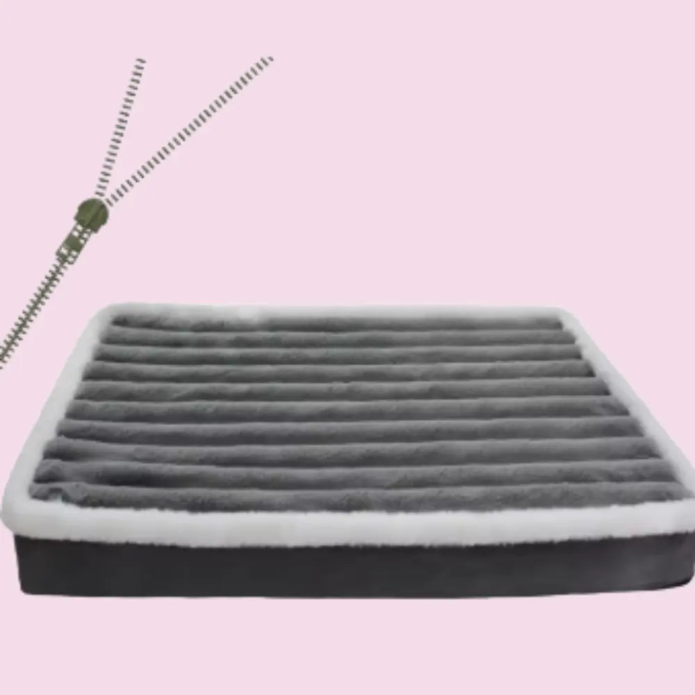 photo professionnelle matelas pour chien gris