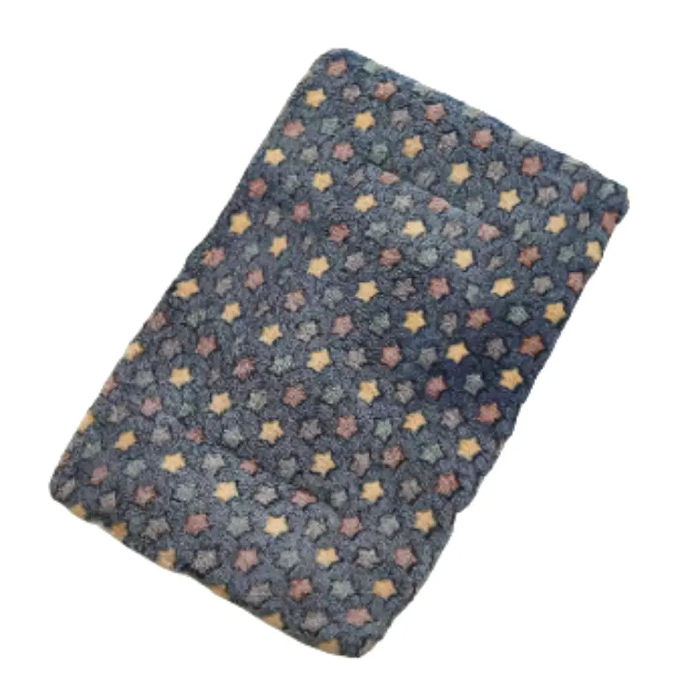 photo professionnelle tapis pour chien bleu fonce