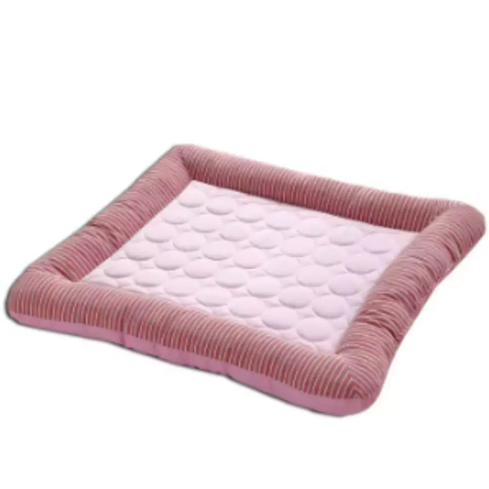 photo professionnelle tapis rafraichissant chien rose