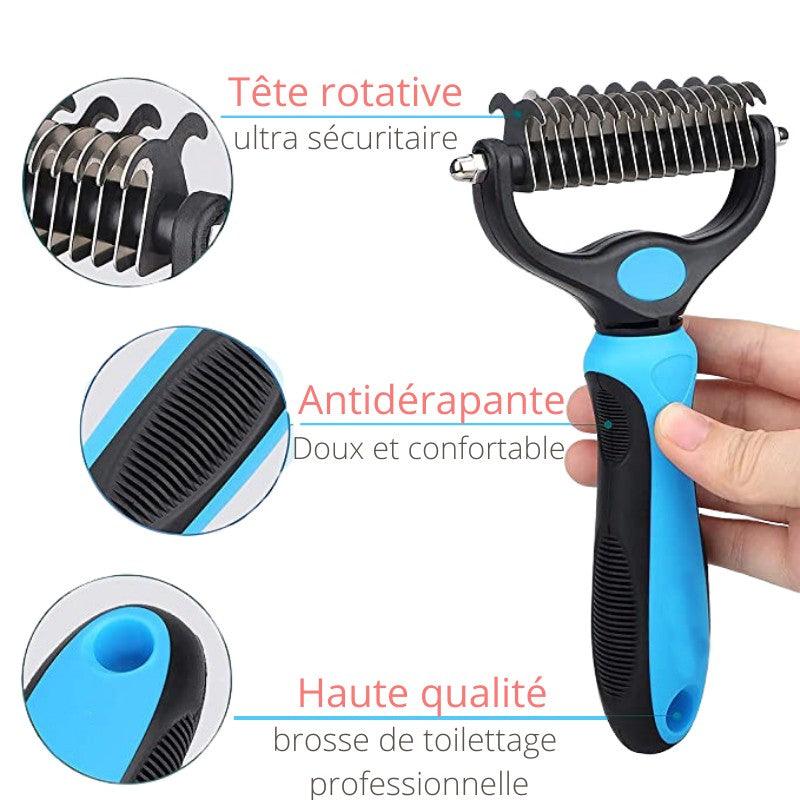 Brosse chien poil long et court | PUPPYLISS™ - {{ Nala et Milo }}