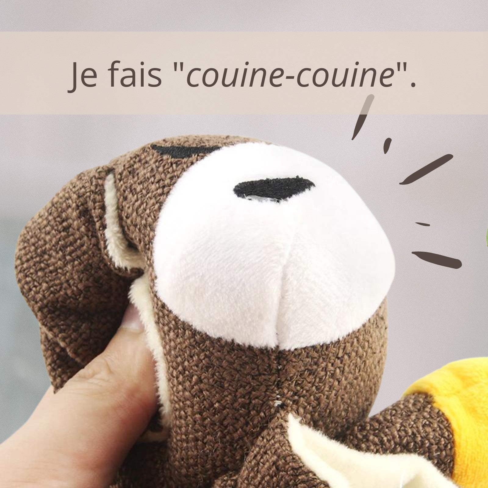 Peluche jouet de fouille | WALLY™ pour chien - {{ Nala et Milo }}